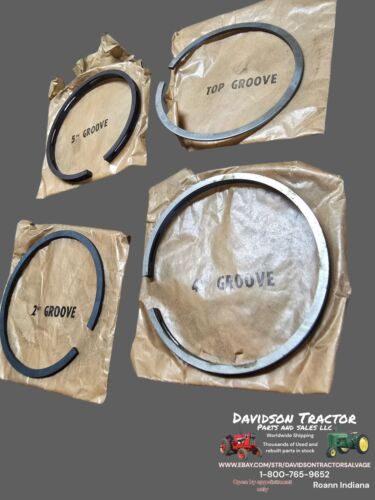 NOS Genuine John Deere Piston Ring Set STD AR27851R 3010 3020 4010 Gas