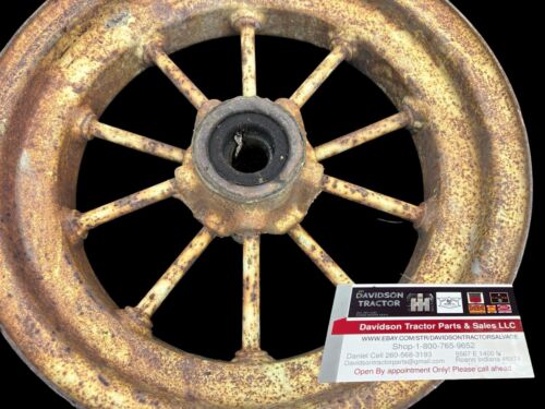 John Deere Spoked Wagon Implement Wheels Pair With Tires Vintage Equipment
