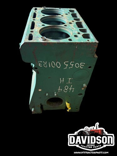 IH INTERNATIONAL 484 DIESEL BLOCK D179 GOOD USED BLOCK 3055001R3