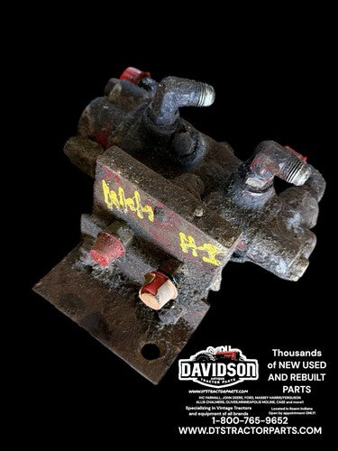 International 444 IH tractor hydraulic control flow valve to powersteering steer