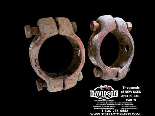 IH Farmall 656 Utility Axel Clamps Pair Antique Tractor