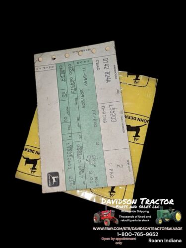 Genuine John Deere L55203 Pack Of 2 New Old Stock O-Ring