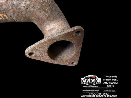 International 1468 Right Exhaust Elbow Antique Tractor