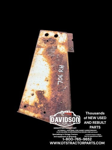 Farmall 706 Tractor front IH Right radiator hood side panel Antique Tractor