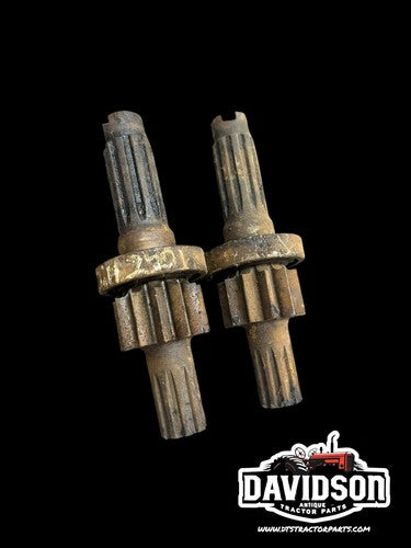1958 International IH 240 Tractor Brake Bull Pinion Shafts