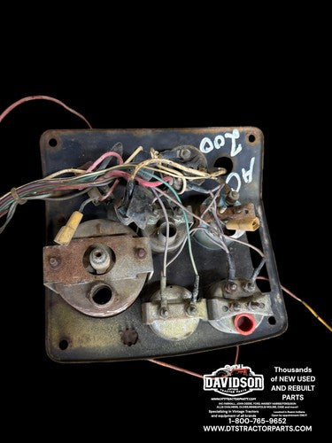 Allis Chalmers AC 200 Tractor Dash Instrument Panel