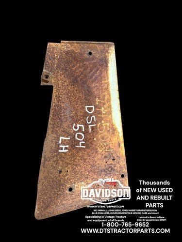Farmall 504 IH tractor NICE Original front Left Radiator hood side cover panel