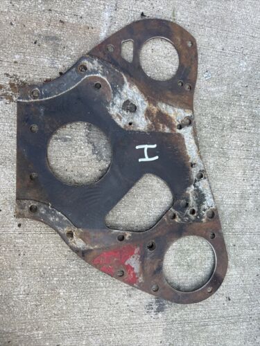 Farmall H IH tractor original front engine motor plate