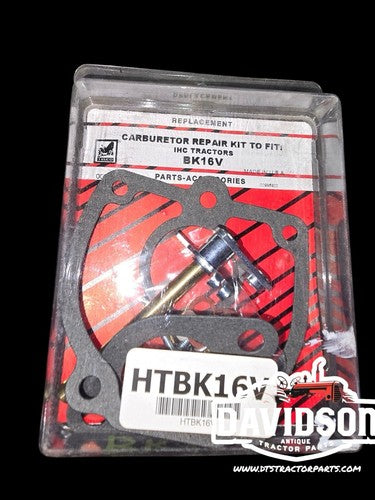 IH Farmall 460 560 606 & 660 Tractor Carburetor Repair Kit W/Throttle Shaft