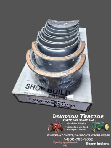 CS02-MS651P20 Main Bearing Set .020 Case 188/207D