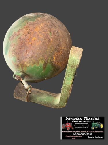 John Deere Headlight With Bracket  Antique Tractor Vintage Headlight