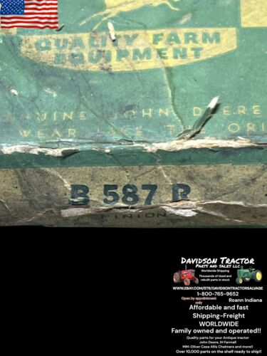 Genuine John Deere B587R New Old Stock PTO Sliding Gear