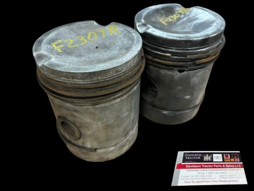 John Deere 70 Gas Oversized .045 Pistons PAIR  F2307R Antique Tractor