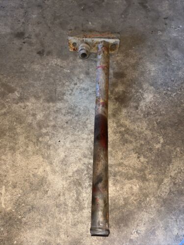 International Farmall 444 IH tractor ORIG steel hydraulic line connector to pump