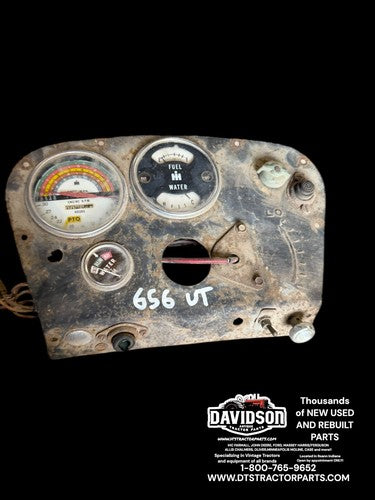 1968 International IH 656 Utility Tractor Dash Instrument Panel
