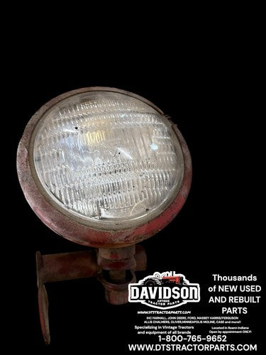 International 674 Headlight W/Mounting Bracket Antique Tractor