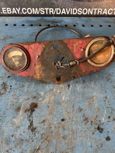 Farmall H Tractor Gauge Plate Bracket Holder Antique Tractor