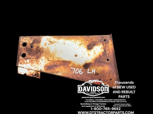 Farmall 706 Tractor front IH Left radiator hood side panel Antique Tractor