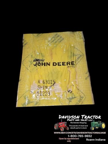 Genuine John Deere R63015 Shim New Old Stock
