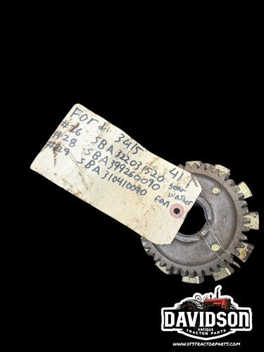 Ford 3415 Gear W/ Fan And Washer SBA322031520 SBA399260090 SBA310410010