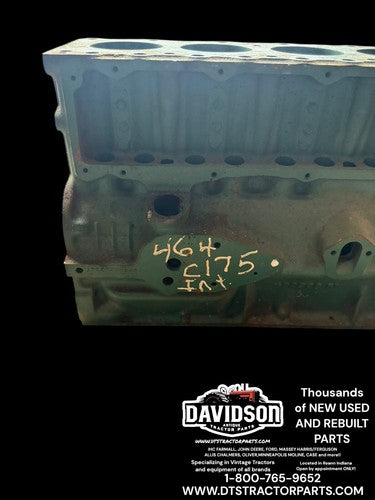 International C175 400336R1 Engine Block IH 464 Tractor