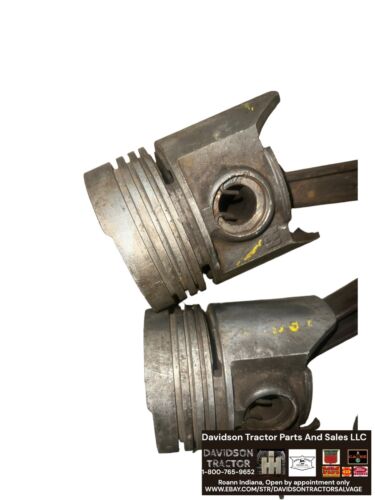 IHC Farmall H STD Pistons W/Rods Antique Tractor
