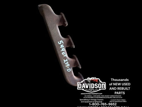 International 574 D-239 Engine Underslung Exhaust Manifold 3055276R12 Tractor