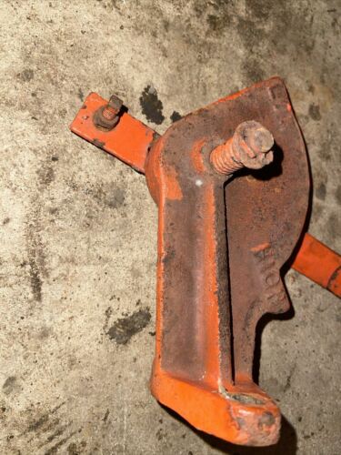 VINTAGE  ALLIS CHALMERS  WC  TRACTOR -ENGINE THROTTLE LEVER & BASE - RAT ROD