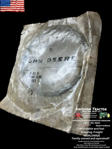 Genuine John Deere R81R New Old Stock Snap Ring