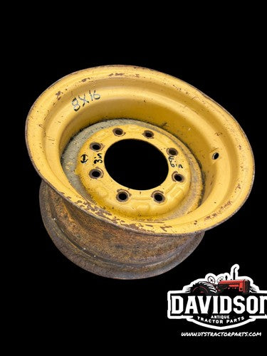 8" x 16" 8 Bolt Front Wheel Rim CASE Backhoe 570LXT 570MXT D125223