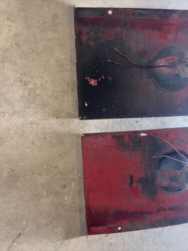 International Harvester 1586 Headlight Cover Panel WORKING PAIR Antique Tractor