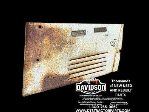 International 1066 Right Radiator Side Panel Antique Tractor