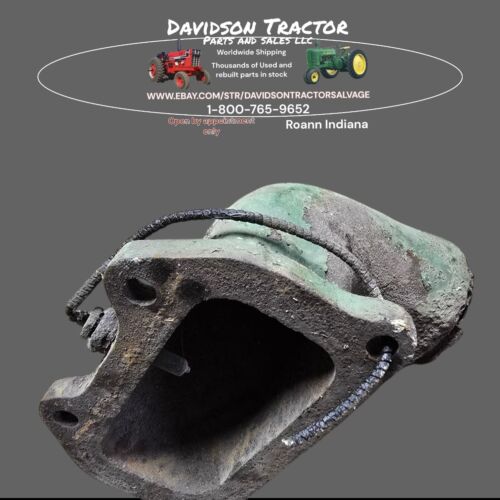 USED JOHN DEERE B2608R B UPPER WATER PIPE CASTING ANTIQUE TRACTOR