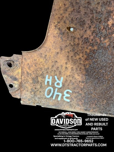 IH Farmall 340 Right Hand Side Panel W/Emblem Antique Tractor