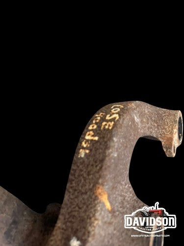 Case 400 401 Diesel Tractor engine motor exhaust manifold w/ pipe