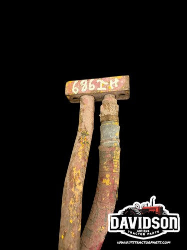 International 686 Hydraulic Block W/lines Antique Tractor