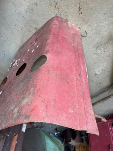 Farmall C Super SC tractor Original IH engine motor hood cover panel Early