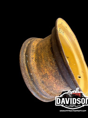 8" x 16" 8 Bolt Front Wheel Rim CASE Backhoe 570LXT 570MXT D125223