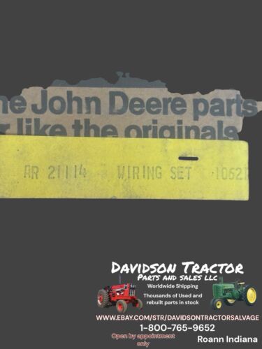 Genuine John Deere 530 630 730 New Old Stock Wiring Harness Antique Tractor