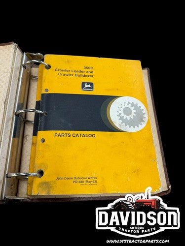 Genuine John Deere 350C Crawler Loader Crawler Bulldozer Parts Catalog PC1480