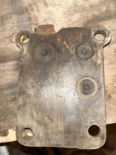 Farmall 400 450 tractor IH hydraulic block valve behind dash cover