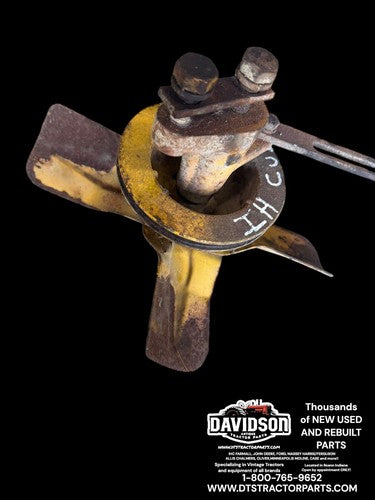 IHC Farmall Cub Low Boy 154 Fan, Pulley With Bracket Antique Tractor