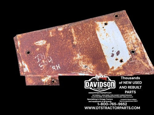 IH Farmall 504 Right Radiator Side Panel Antique Tractor