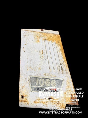 International 1066 Left Radiator Side Panel Antique Tractor