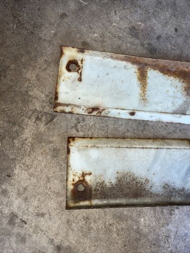 Farmall 706 Tractor IH IHC white bottom hood dash trim corner panels covers NICE