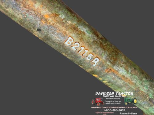 John Deere B lower water pipe B2115R Antique Tractor