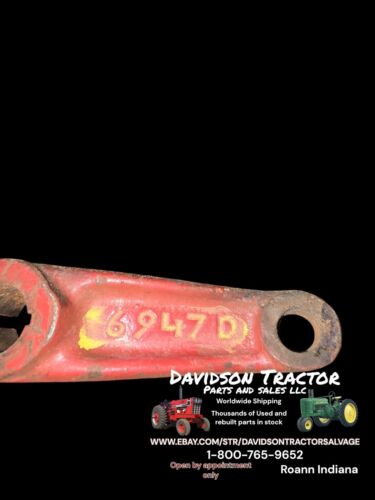 Used Farmall H LEFT brake actuator arm 6947D