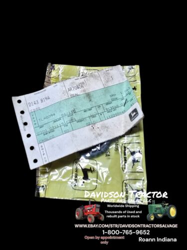Genuine John Deere AR70406 New Old Stock SEAL
