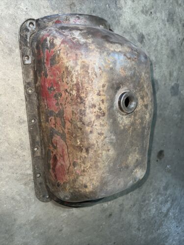 Massey Harris 30 MH tractor Original NICE oil pan w/ drain plug Continental F162