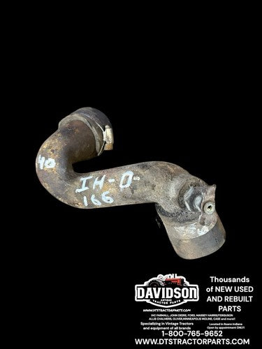 International Farmall 340 Diesel D-166 Lower Water Pipe Antique Tractor